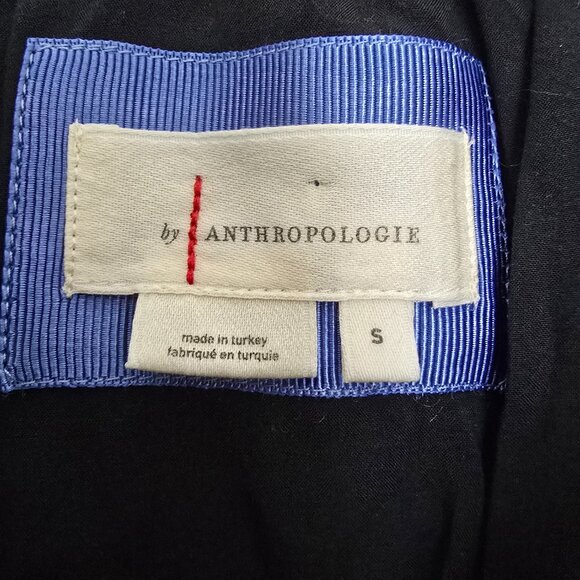 By Anthropologie Womens Long Sleeve Tiered V-Neck Tunic Boho Flowy Mini Dress - Picture 3 of 12